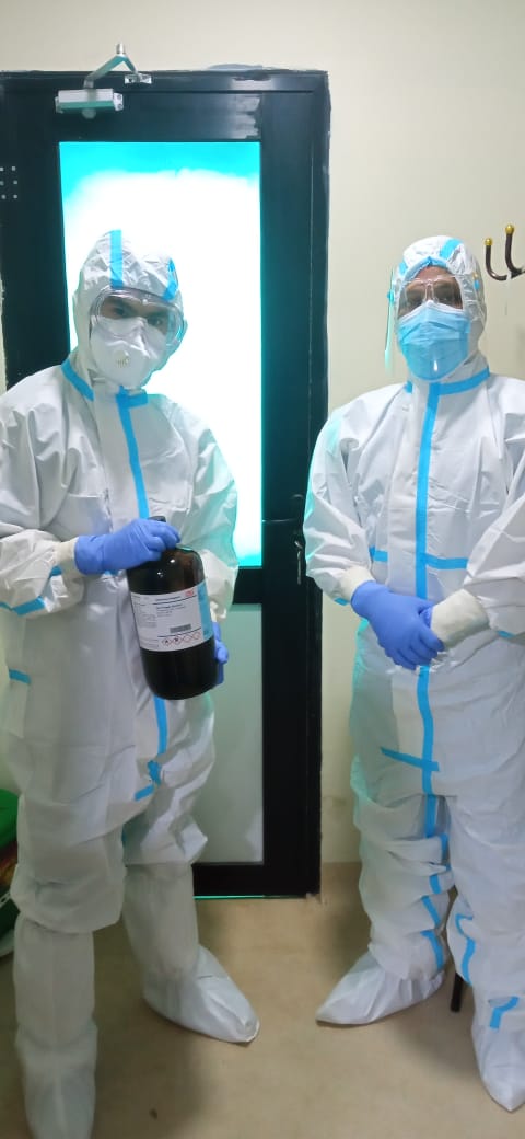 Before enter BSL- III