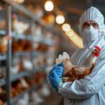 avian flu virus spreading from infected birds to humans showing symptoms and prevention