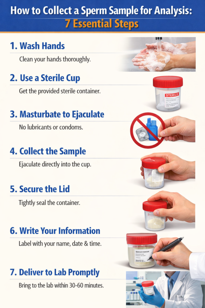 how to collect a sperm sample for analysis — step by step medical guide