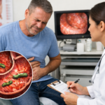 Serum H pylori antibody test blood sample in laboratory