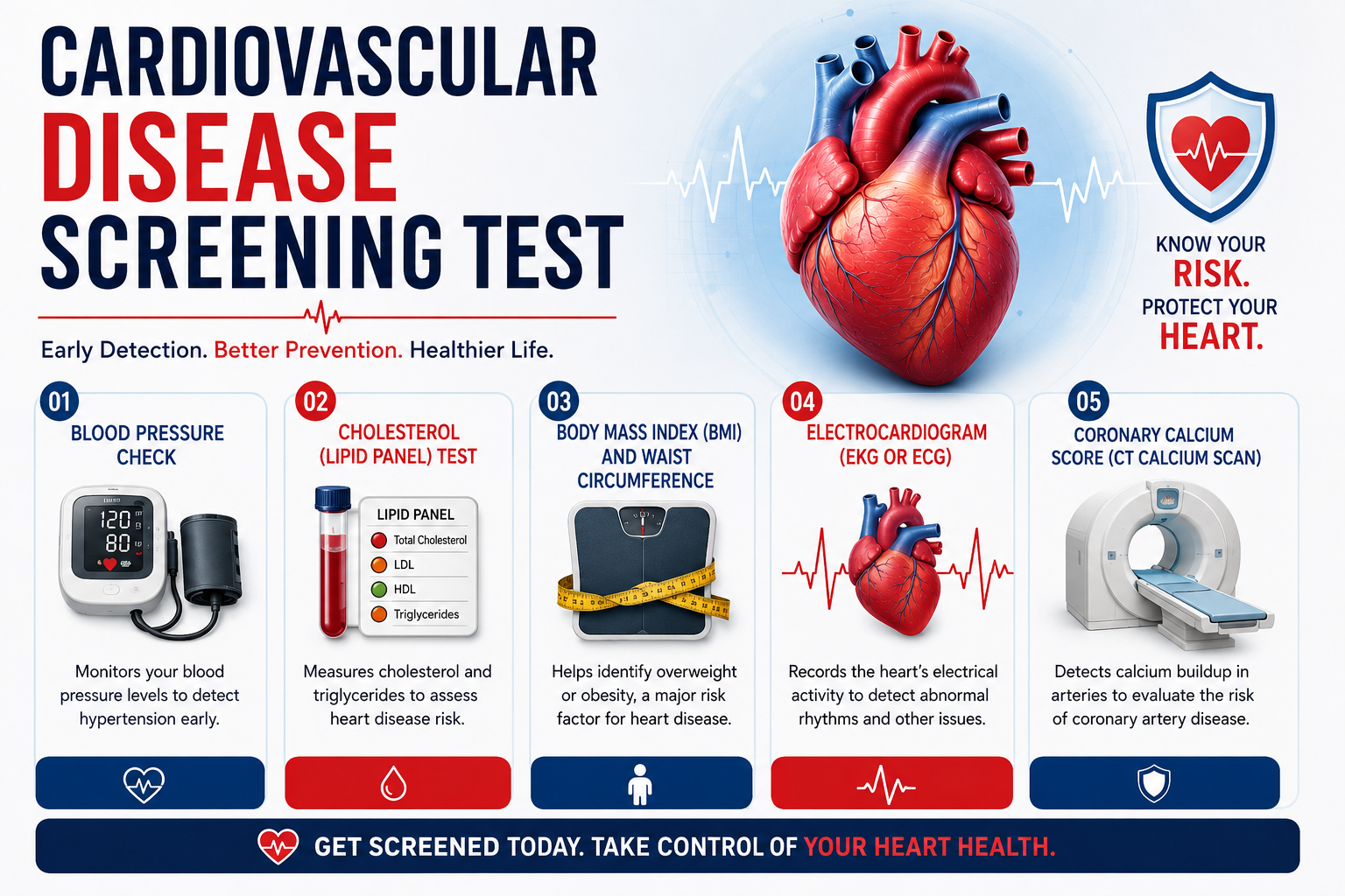 Cardiovascular Disease Screening Test: 8 Critical Checks That Could Save Your Life