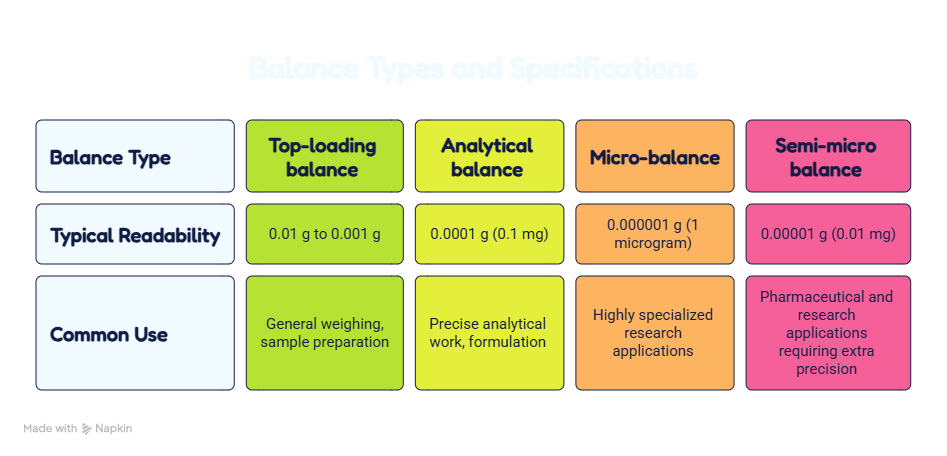 balance types