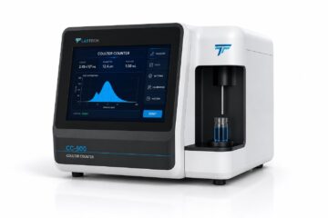 Coulter counter used in laboratory for automated cell counting