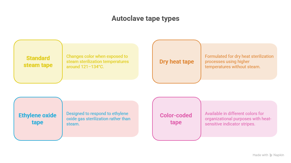 Types of Autoclave Tape